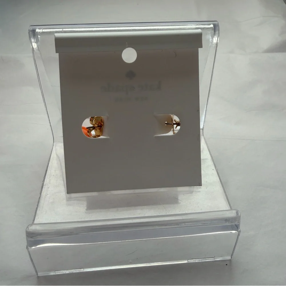 Brand new Kate Spade M&M orange earrings collab